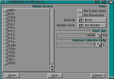 Workbench Prefs